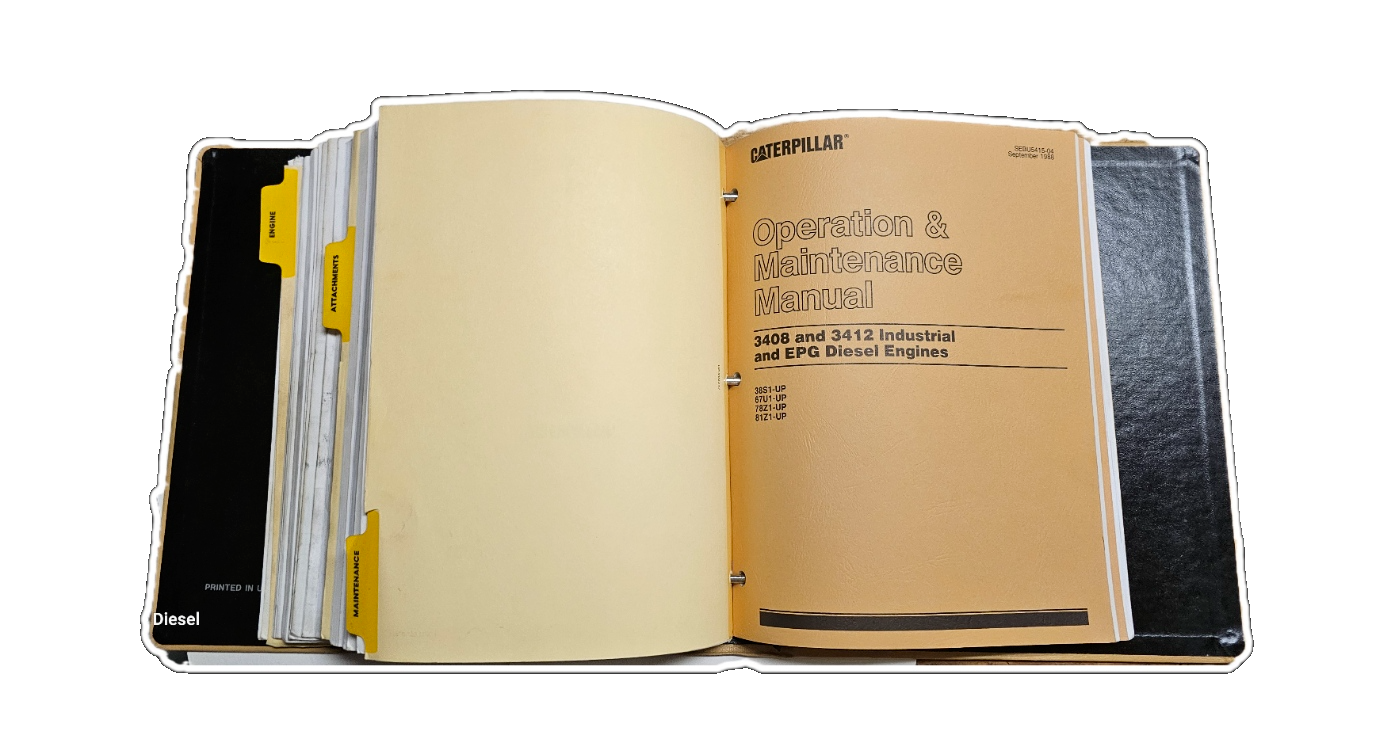 Service manual for CAT 3408 and 3408b Industrial and Marine engine SENR7377