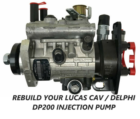 REBUILD SERVICE FOR DELPHI LUCAS DIESEL INJECTION PUMP DPS / DP200 /DPC