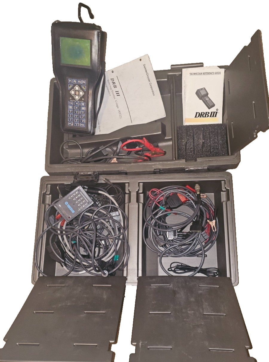 Chrysler DRB III Pep Module Oscilloscope Diagnostic Scan Tool w/ Cable Card Case