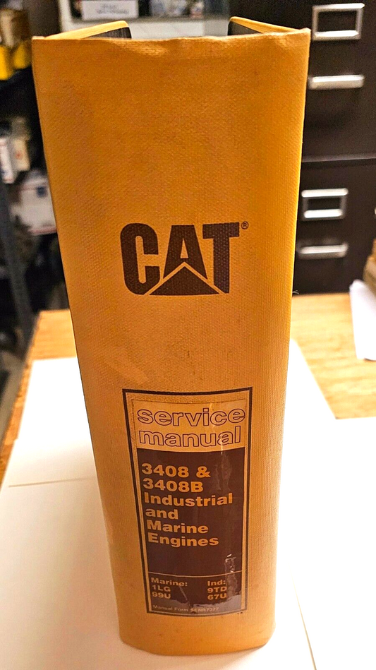 Service manual for CAT 3408 and 3408b Industrial and Marine engine SENR7377