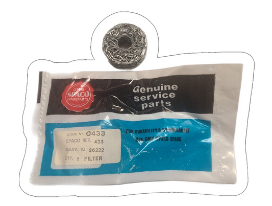 Simms-Filter 26222 für Simms-Diesel-Einspritzpumpe.
