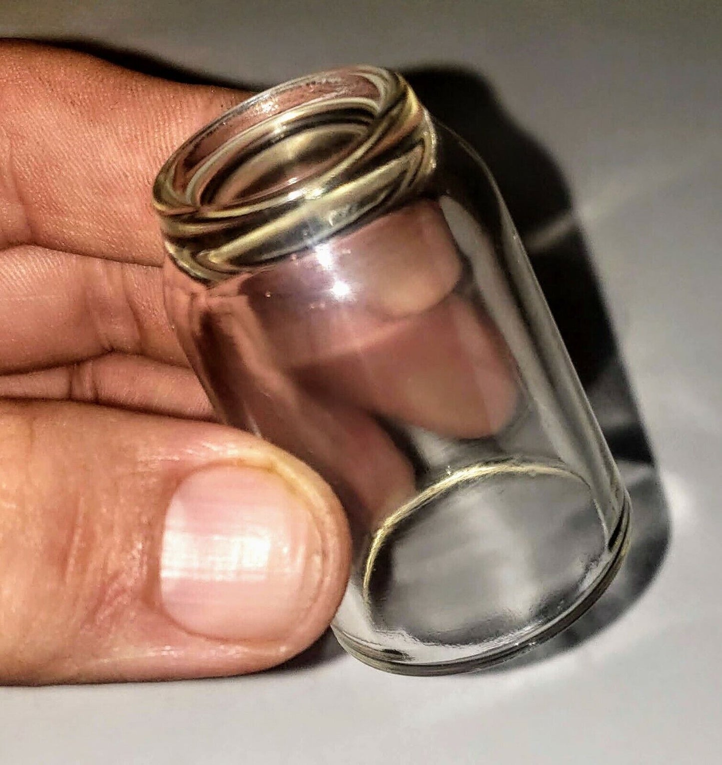 Recipiente de vidrio BOSCH 2 459 999 002 para BOMBAS DE INYECCIÓN. Mercedes, Fiat, KHD