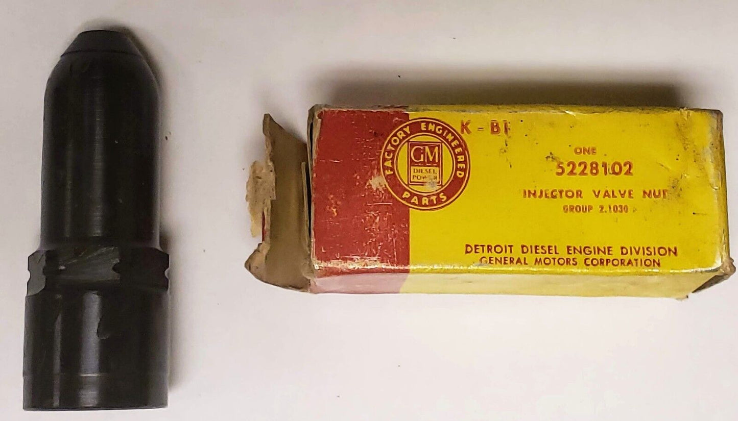 5228102 DETROIT DIESEL BODY INJECTOR NUT 15/16-24 DIAMETER NEW OLD STOCK