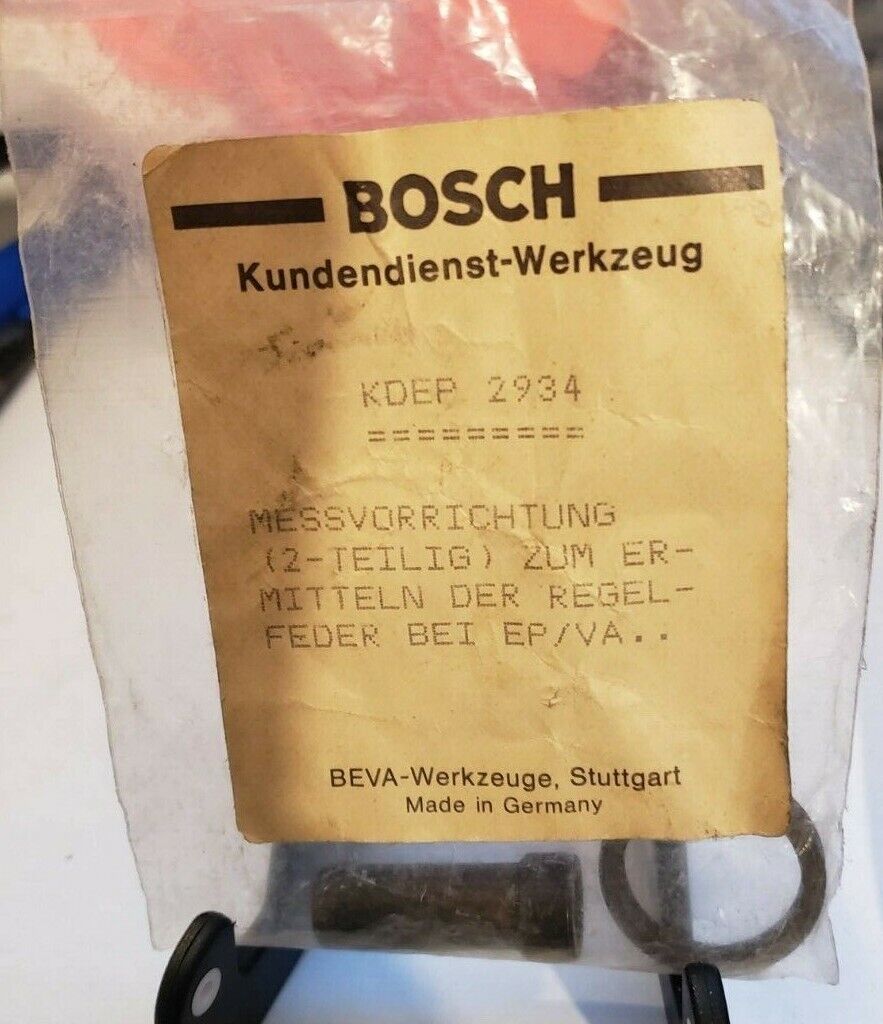 KDEP 2934 Messwerkzeug für Bosch Diesel-Einspritzpumpen EP/VA