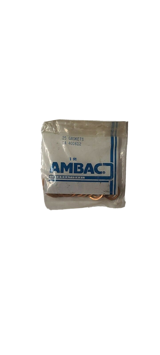 AMBAC GA400612 KUPFERDICHTUNGSSATZ VON 25