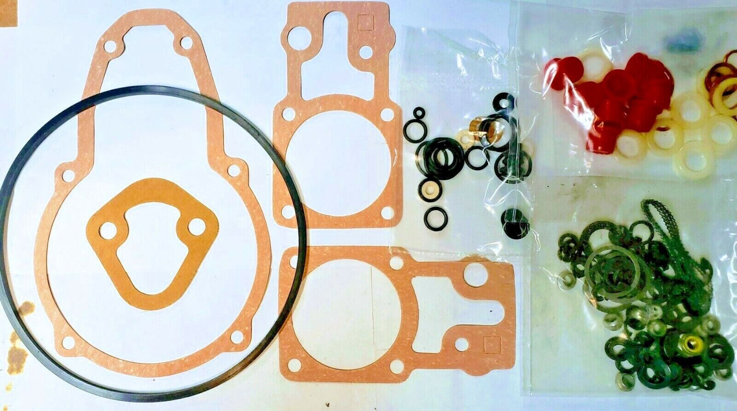 Kit de juntas con sellos de válvula orientados hacia arriba para 8 cilindros Lucas Simms SPGE 8M - GK037 03484