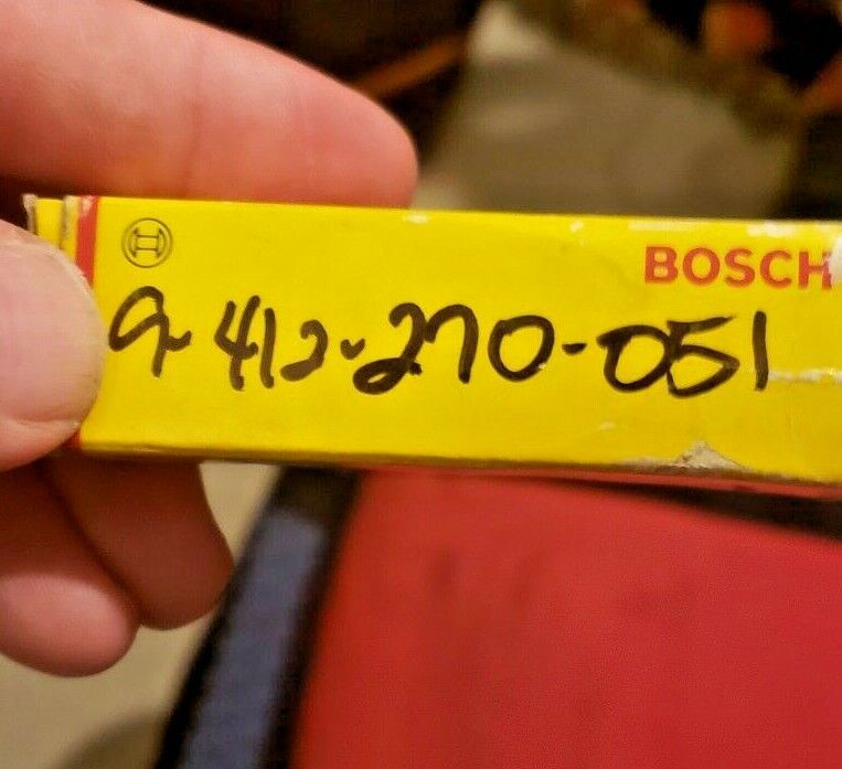 Émbolo y cañón Robert Bosch 9412270051 RARO