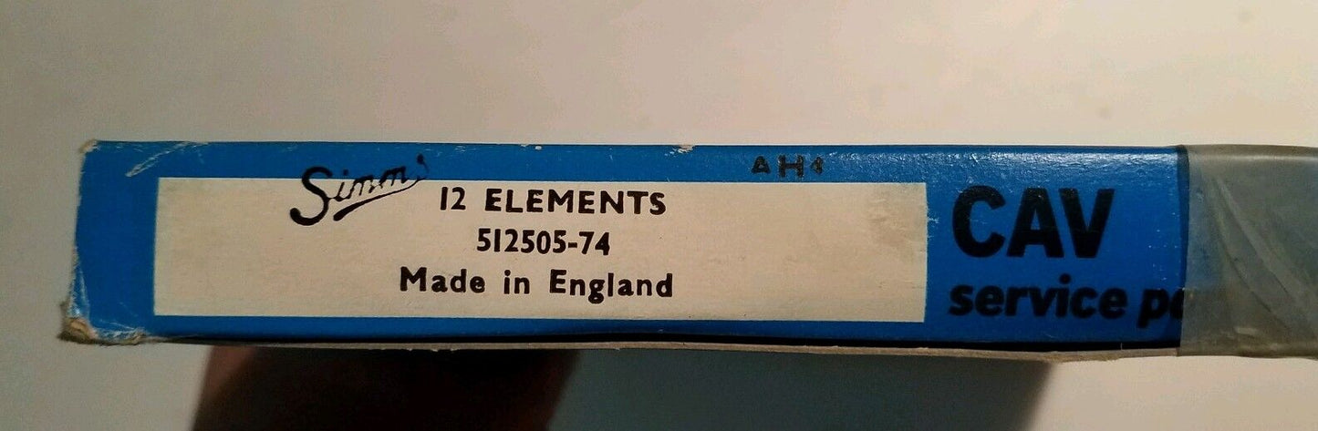 Lucas CAV 503243 Simms 9.5RH Pumpenelement 512505-74 passend für Sabre Marine Pumpe P5496