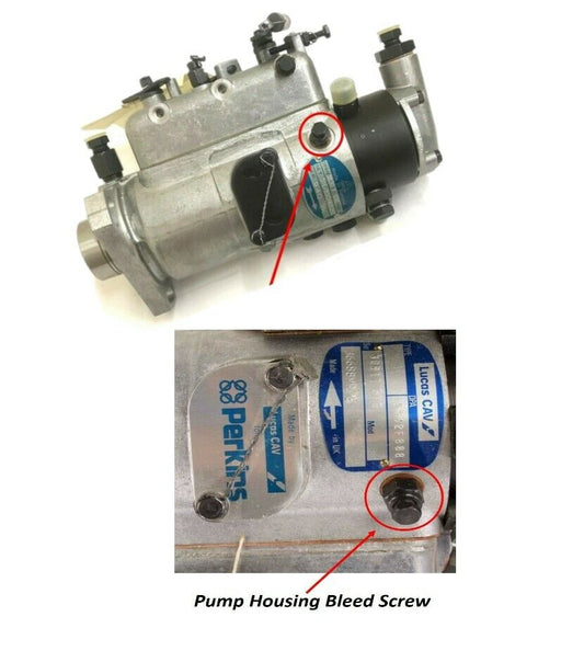 Lucas CAV Vent Screw 7123-352B Assembly (7240-20A) w/ washer for CAV DPA PUMP