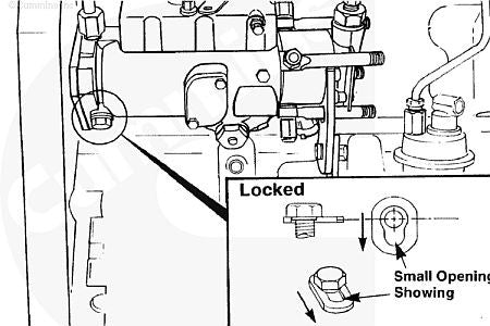 DP200 LOCKED TIMING INSTRUCTIONS PERKINS