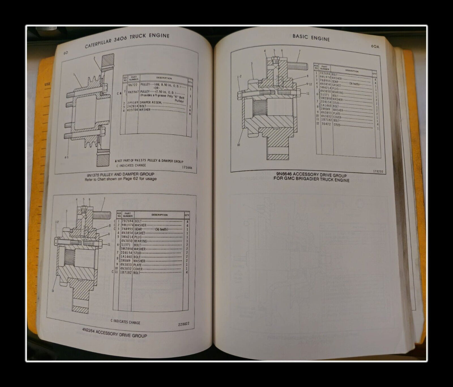 CAT SEBP1276 CATERPILLAR 3406 TRUCK ENGINE PARTS BOOK MANUAL S/N 92U29991-UP