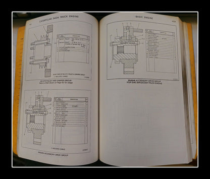 3406 TRUCK ENGINE PARTS BOOK MANUAL S/N 92U29991-UP TO LAST BUILT SEBP1275