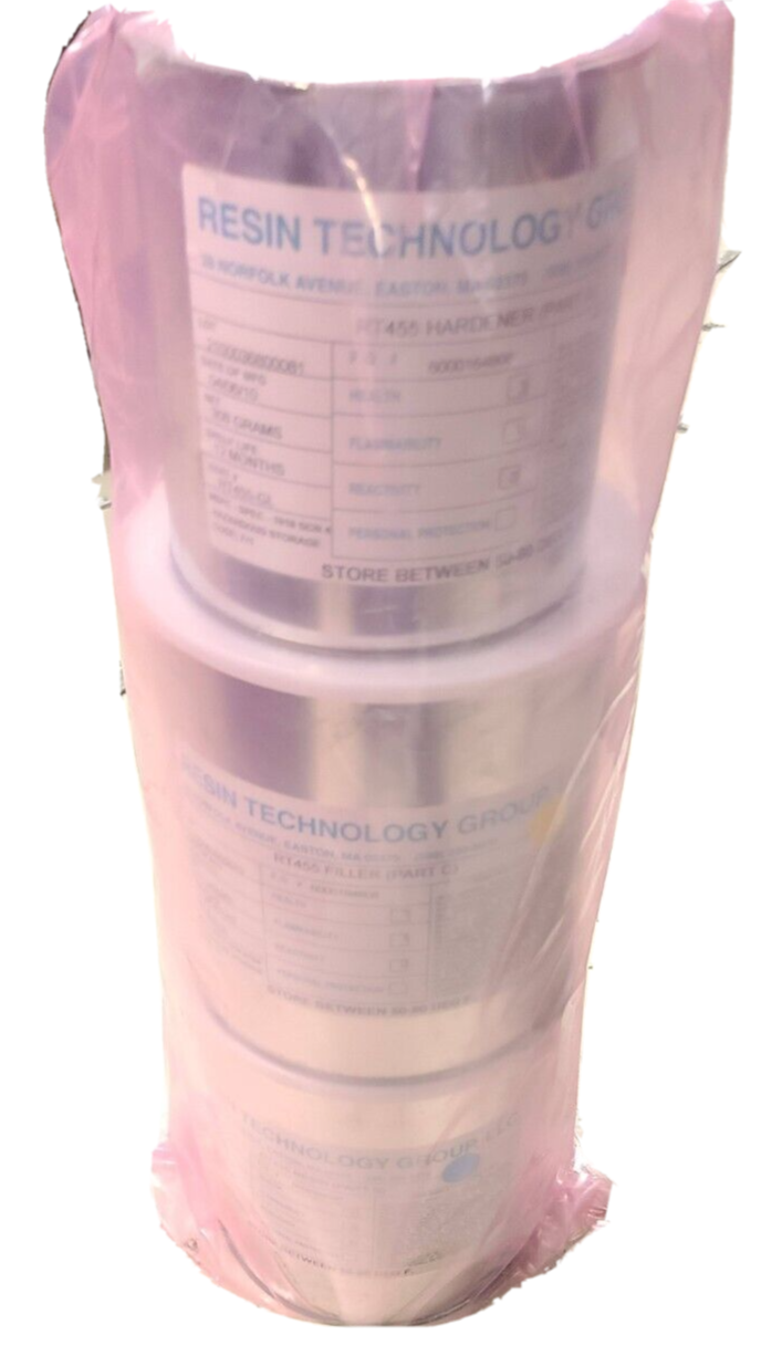 RT455 Thermal Ablative Compound A/B/C materials rocket and military applications