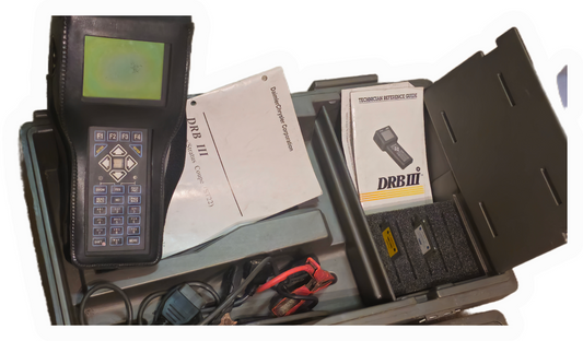 Chrysler DRB III Pep Module Oscilloscope Diagnostic Scan Tool w/ Cable Card Case