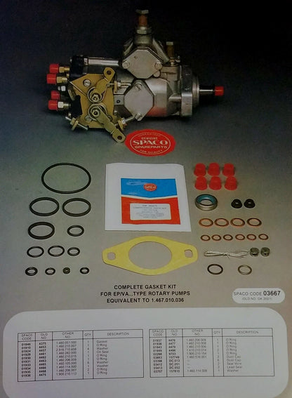 KIT DE JUNTAS PARA BOMBAS DIESEL ROTATIVAS TIPO BOSCH EP/VA Bosch 1467010036