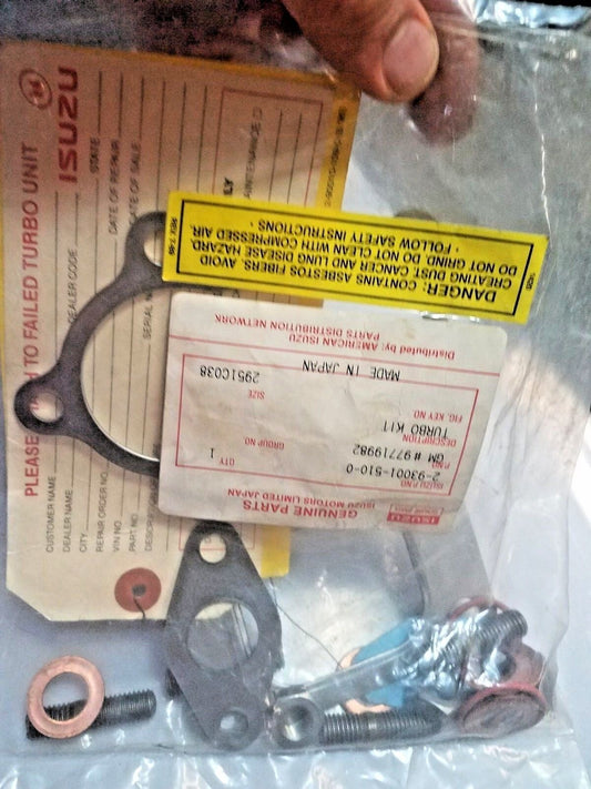 Isuzu/GM Turbo Kit  part# 2-93001-510-0  GM# 97719982 Size 2951C038