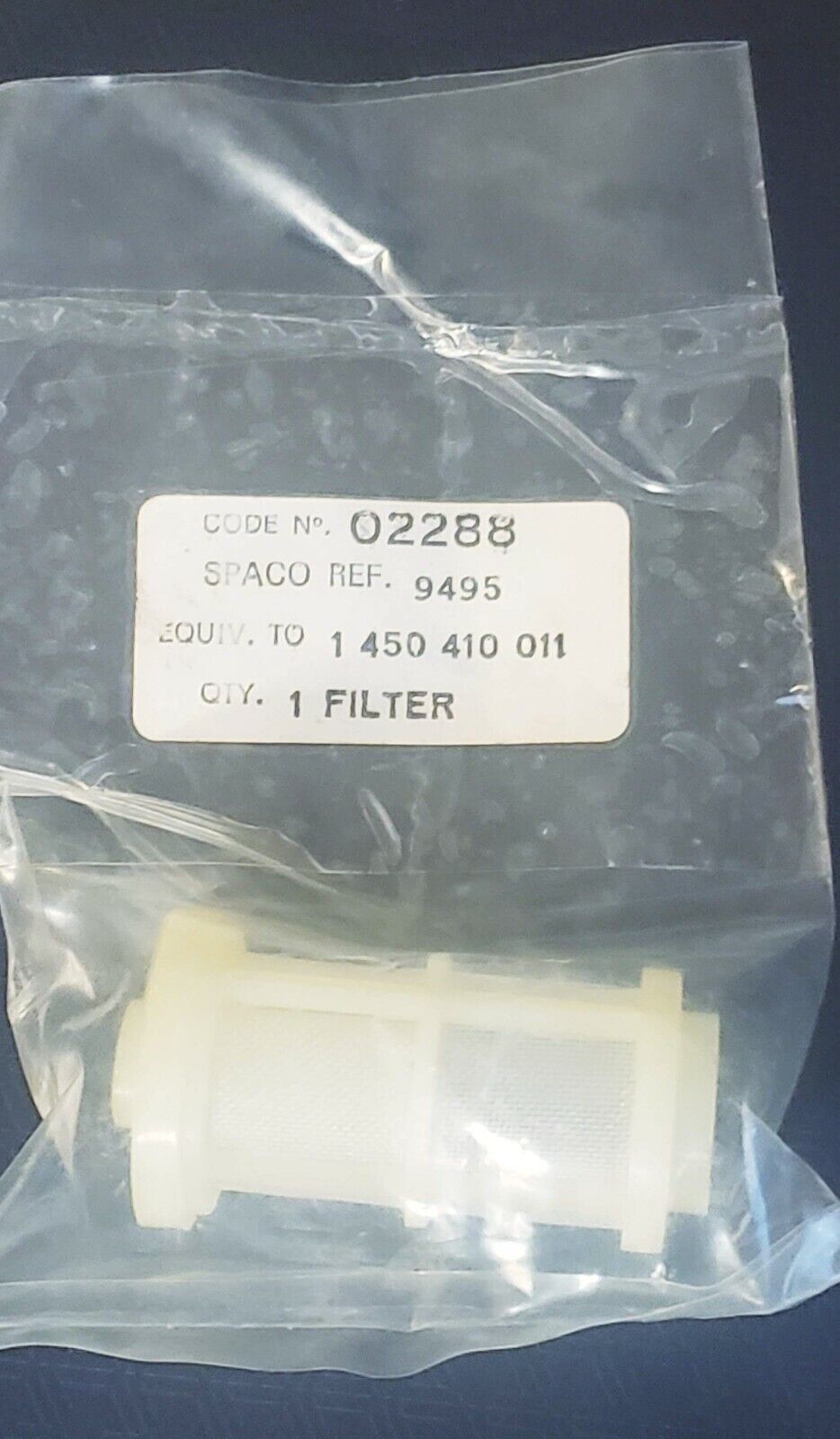 BOSCH FILTER 1450410011 for INJECTION SUPPLY PUMPS. Mercedes, Fiat, KHD, Ect.