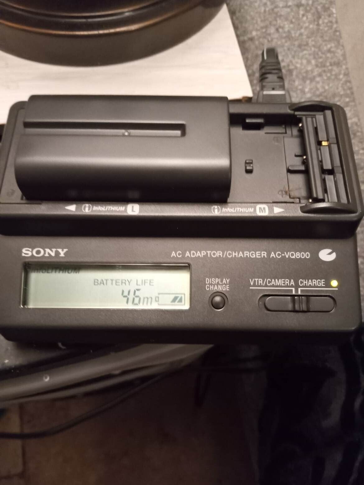 SONY MD DISCAM MiniDisc AV Recorder DCM- M1 NTSC, Ultra Rare! Tested! Working!